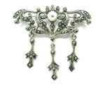 antique wedding brooch, bridal accessories