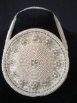 Vintage pearl wedding handbags