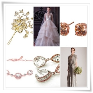 gold wedding jewellery, gold bridal hair accessories